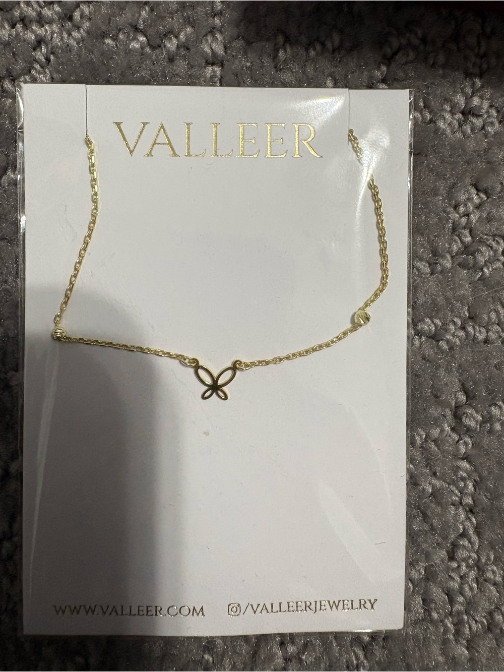 Gold Butterfly Pendant Necklace for Women